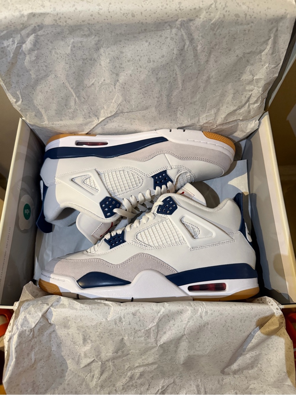 Nike Air Jordan 4 Retro SB Navy – Size 10 – Brand New - Picture 2 of 10